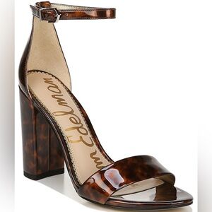 Sam Edelman Daniella Tortoise Brown Block Heel 6